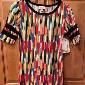 xxs Julia LuLaRoe multi colored body con